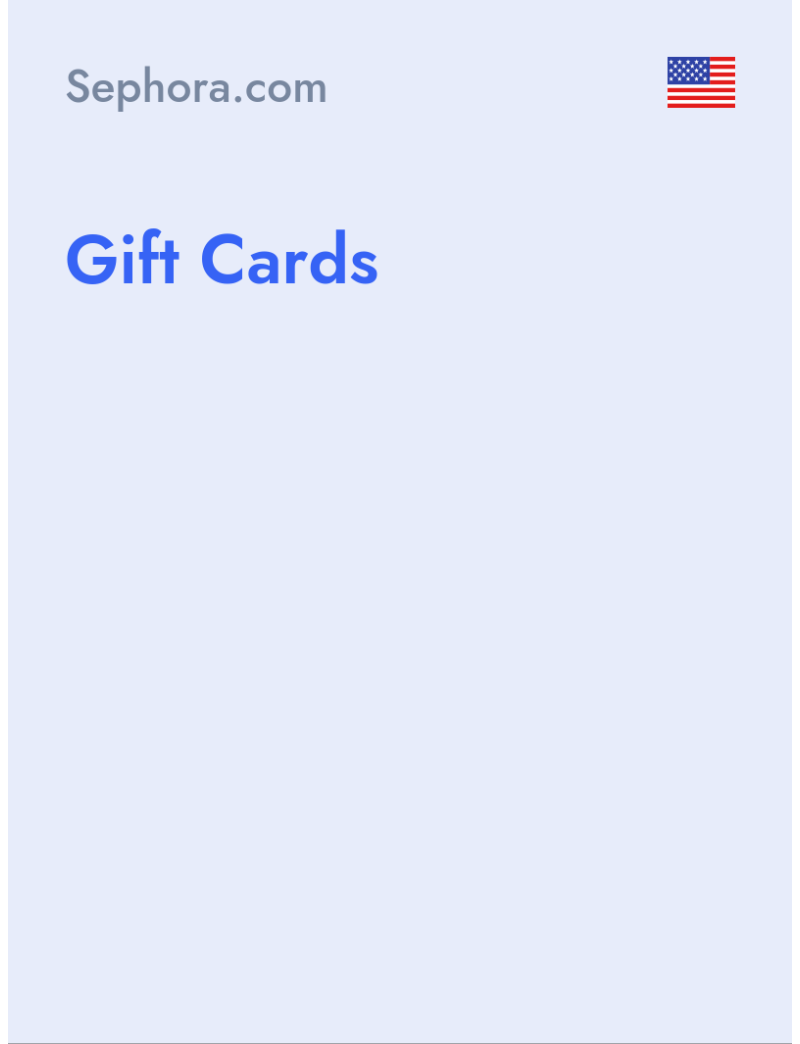 Gift Cards - Sephora.com - USA