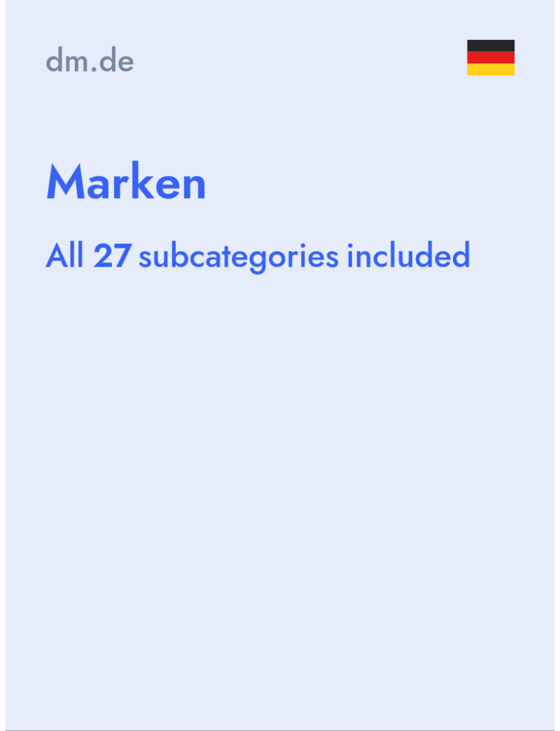 Marken - dm.de - Germany