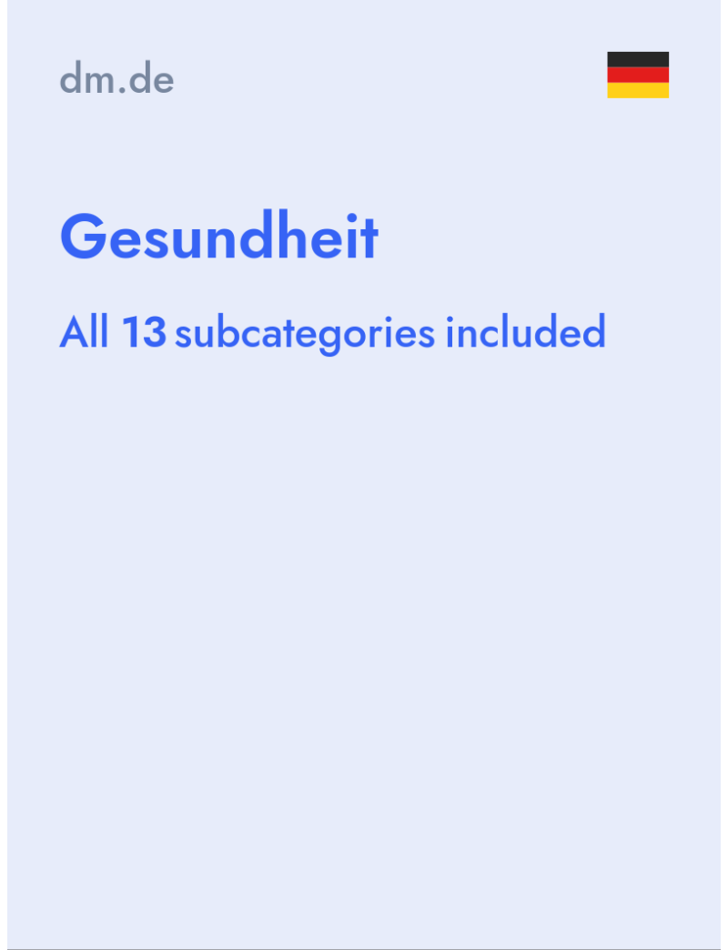 Gesundheit - dm.de - Germany