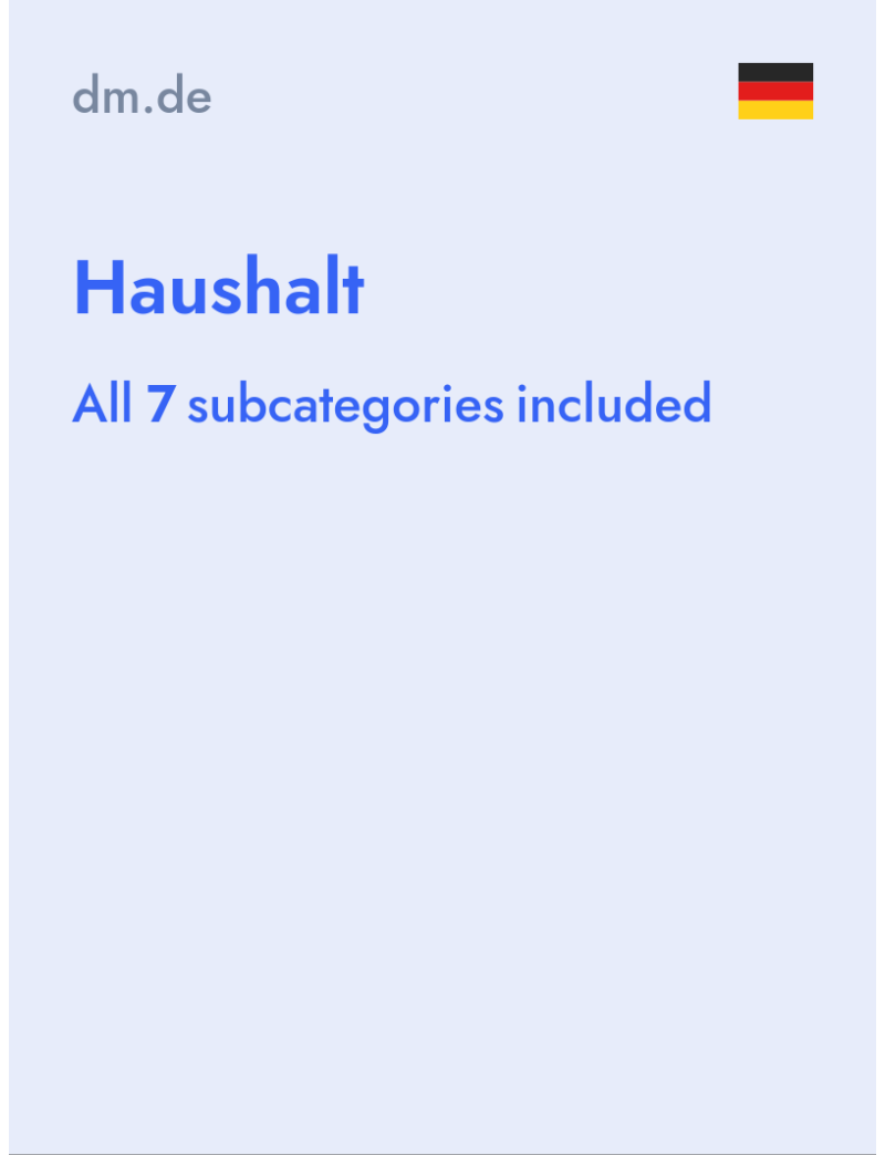 Haushalt - dm.de - Germany