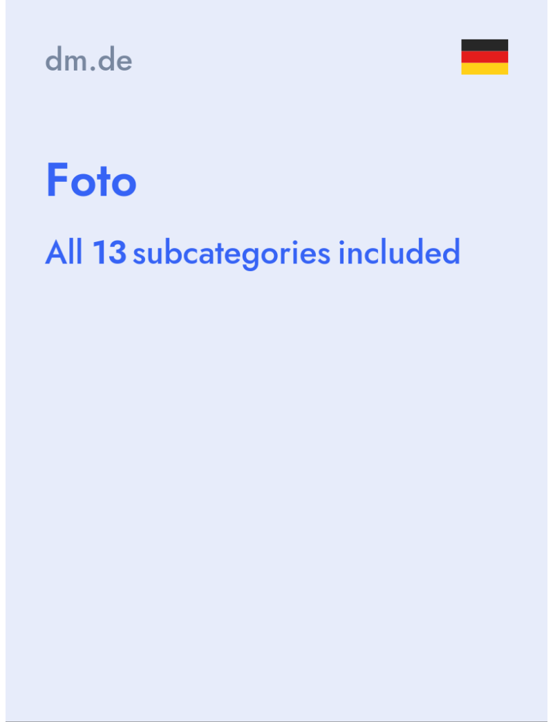 Foto - dm.de - Germany