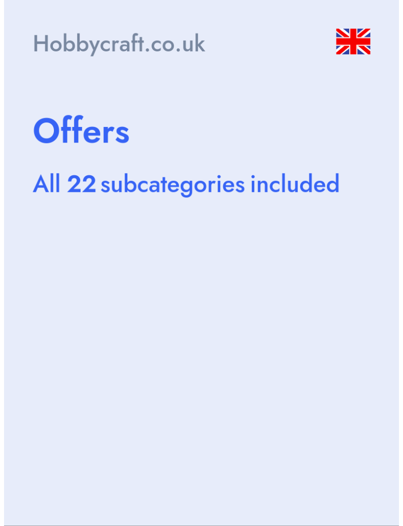 Offers - Hobbycraft.co.uk- United Kingdom