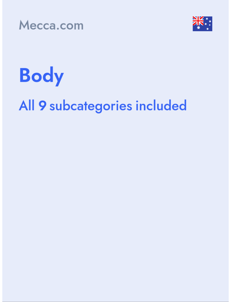 Body - Mecca.com - Australia