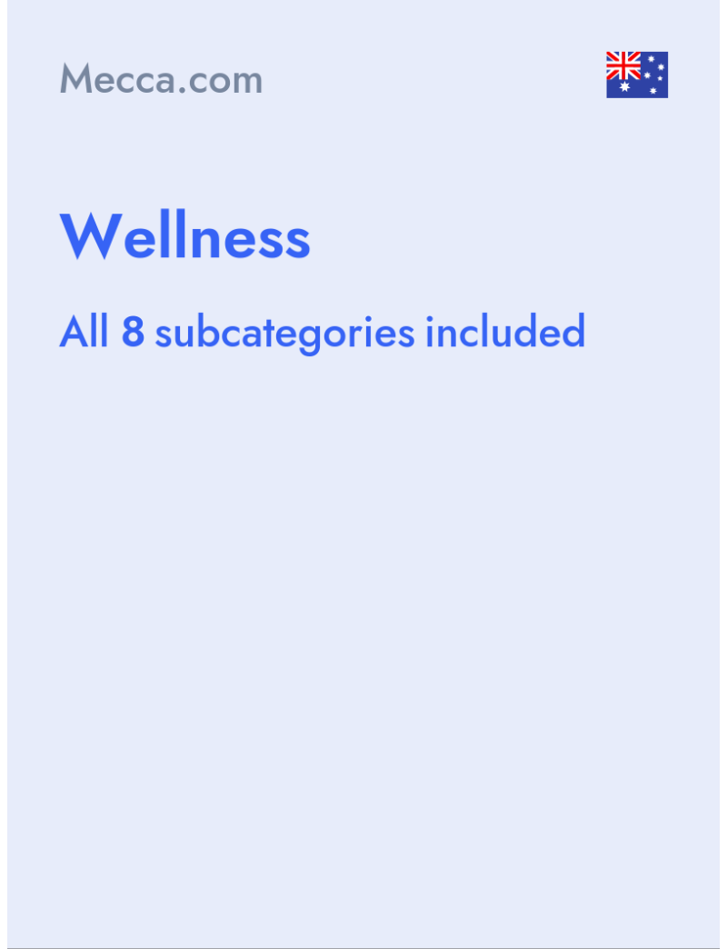 Wellness - Mecca.com - Australia