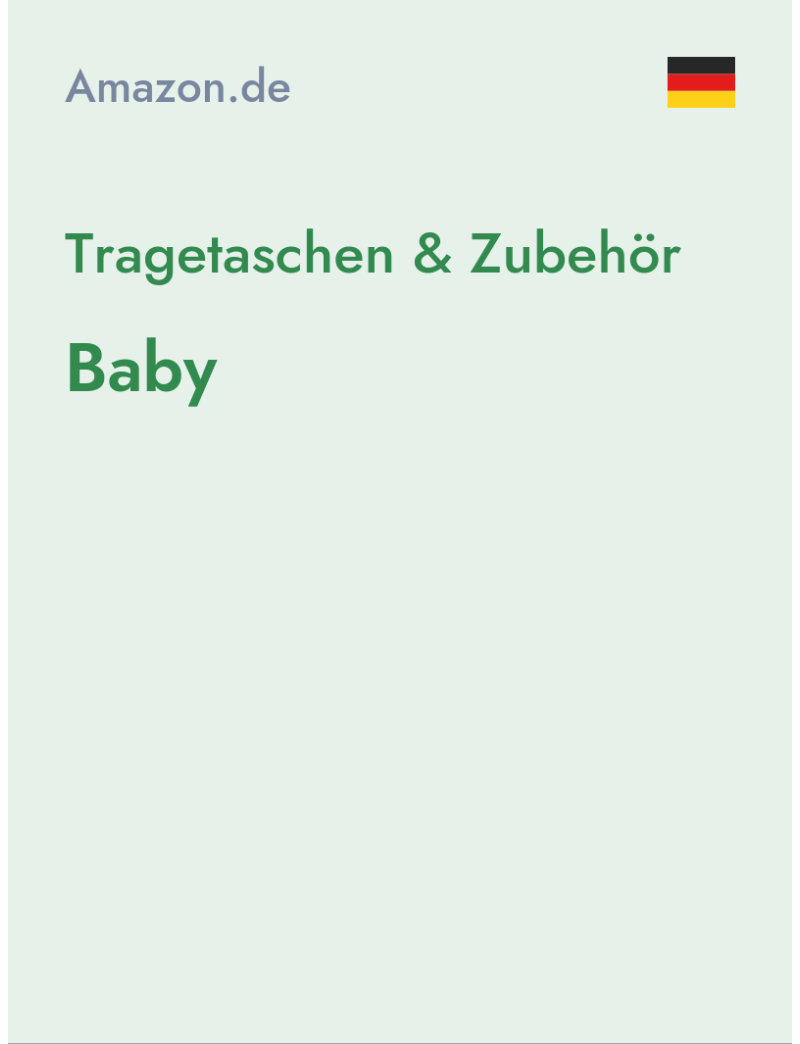 Tragetaschen & Zubehör (Baby) - amazon.de - Germany