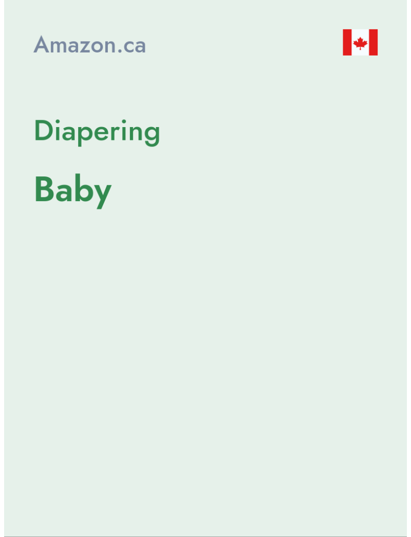 Diapering (Baby) - amazon.ca - Canada