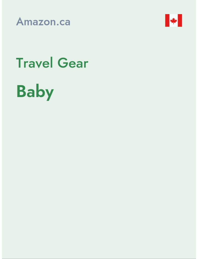 Travel Gear (Baby) - amazon.ca - Canada