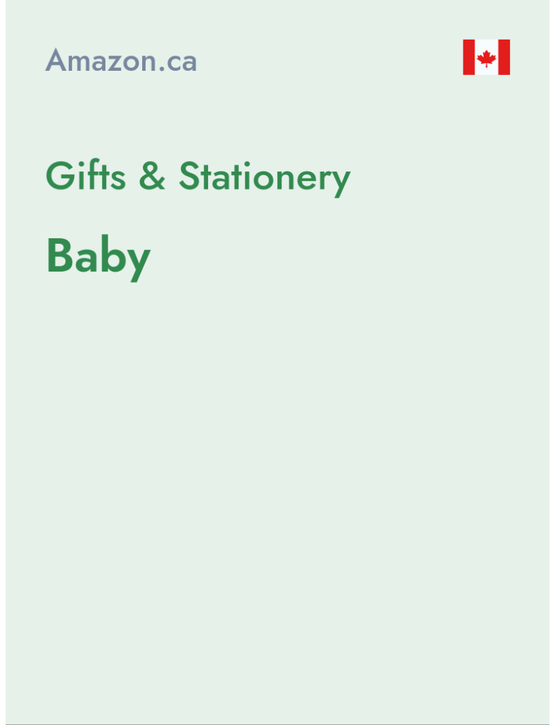Gifts & Stationery (Baby) - amazon.ca - Canada