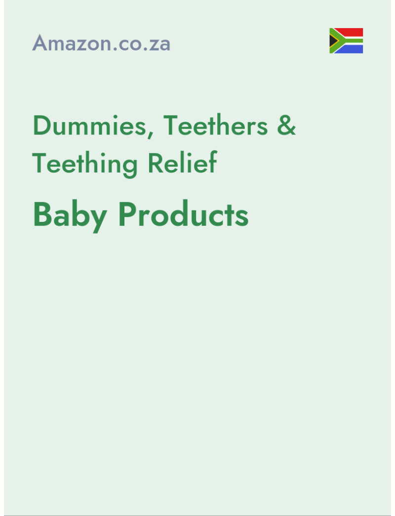 Dummies, Teethers & Teething Relief (Baby Products) - amazon.co.za - South Africa