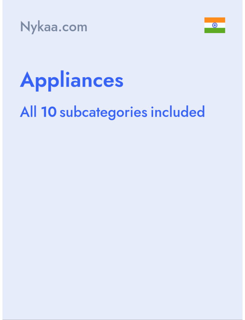 Appliances - nykaa.com - India