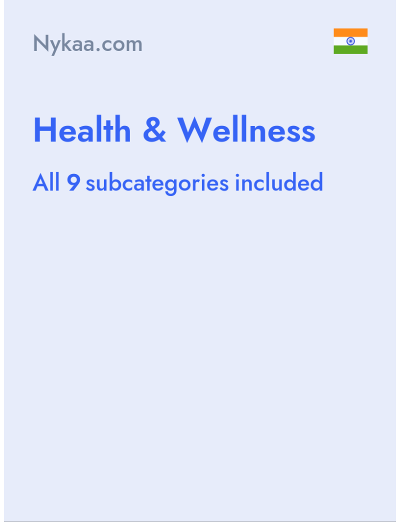 Health & Wellness - nykaa.com - India