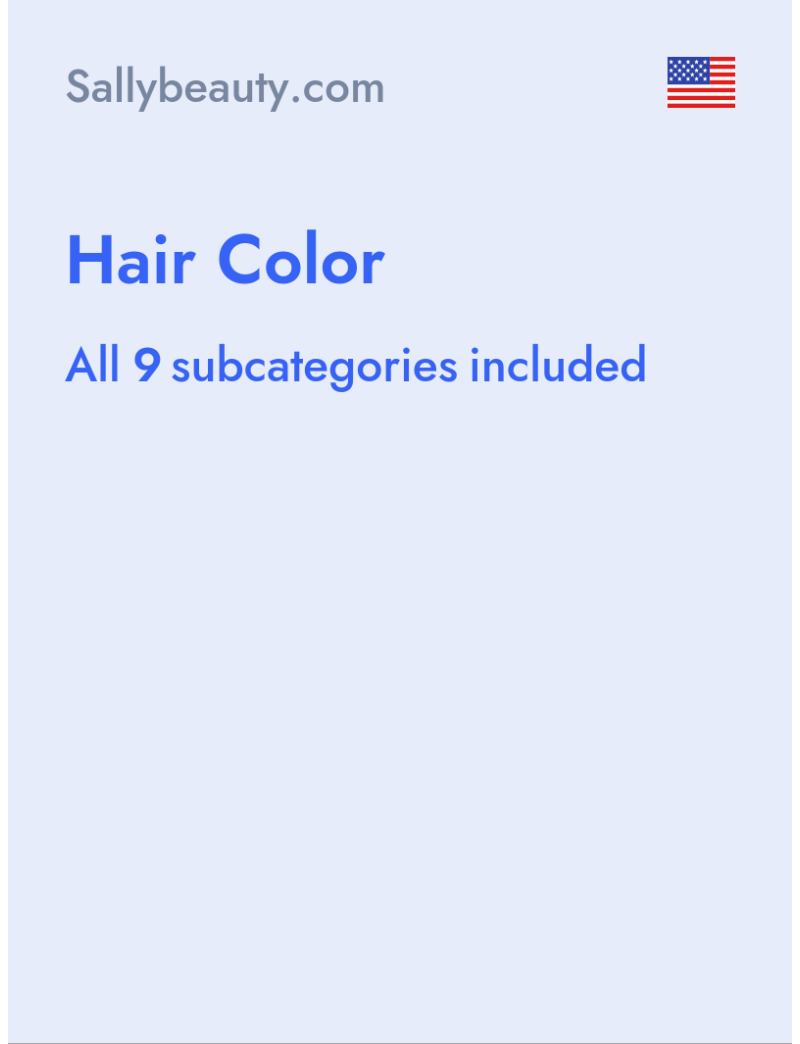 Hair Color - sallybeauty.com - USA