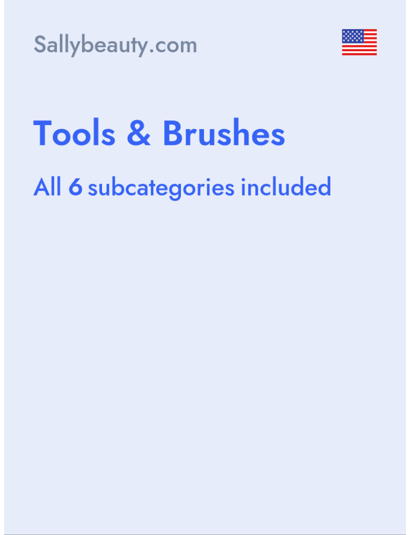 Tools & Brushes - sallybeauty.com - USA