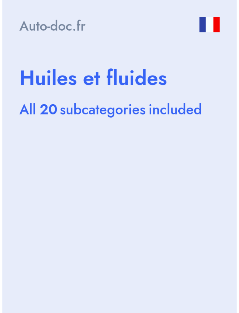 Huiles et fluides - Auto-doc.fr - France