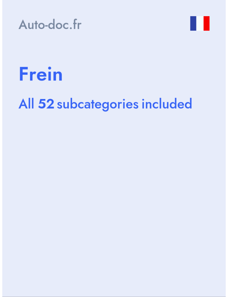 Frein - Auto-doc.fr - France
