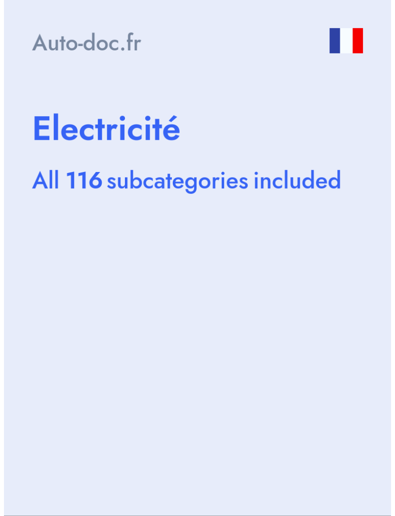 Electricité - Auto-doc.fr - France