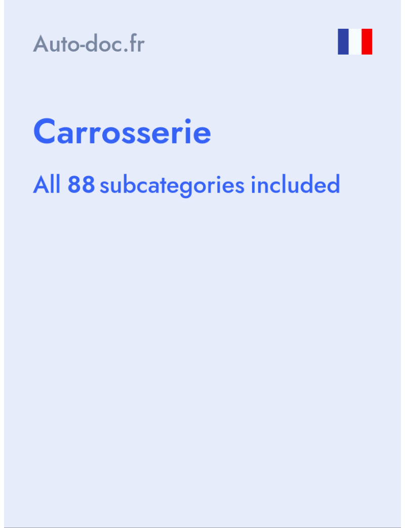 Carrosserie - Auto-doc.fr - France