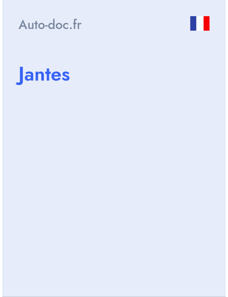 Jantes - Auto-doc.fr - France