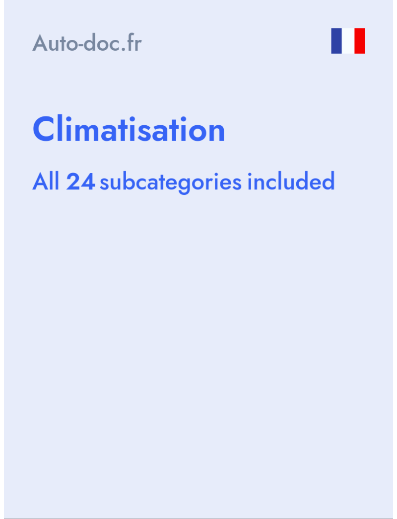 Climatisation - Auto-doc.fr - France