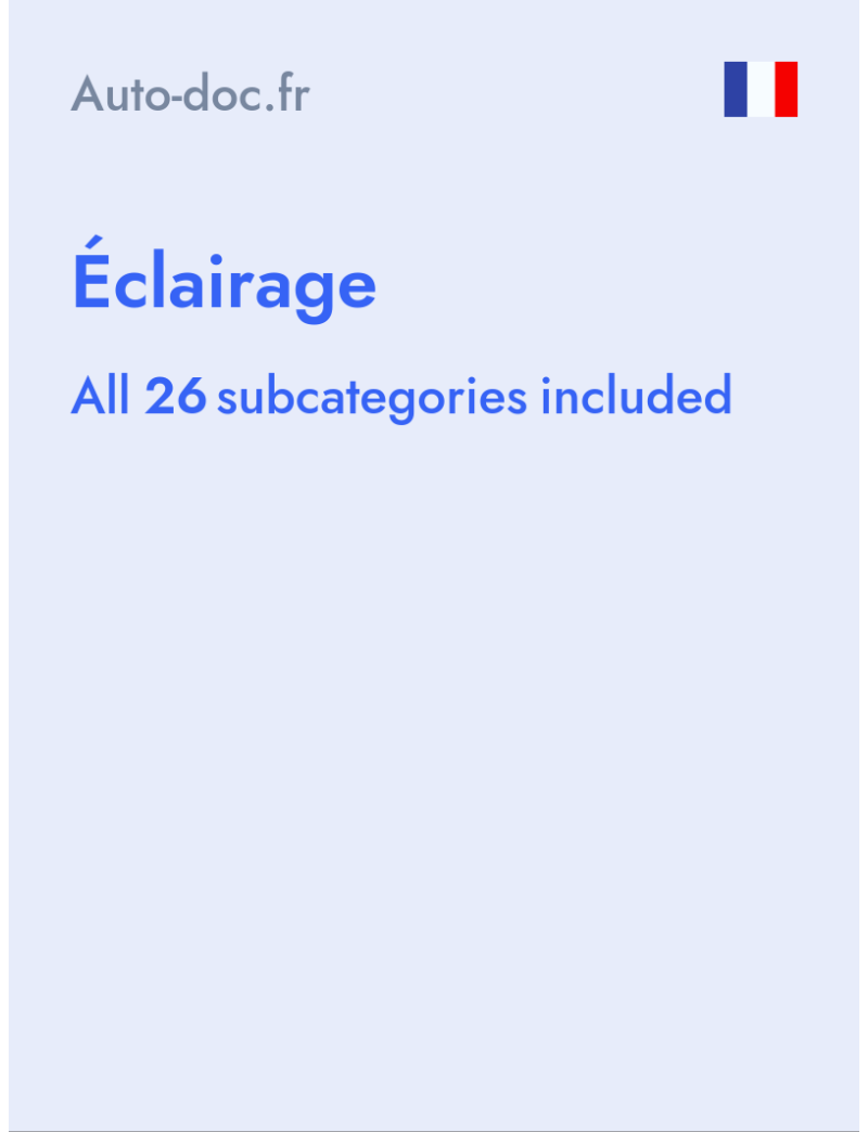 Éclairage - Auto-doc.fr - France