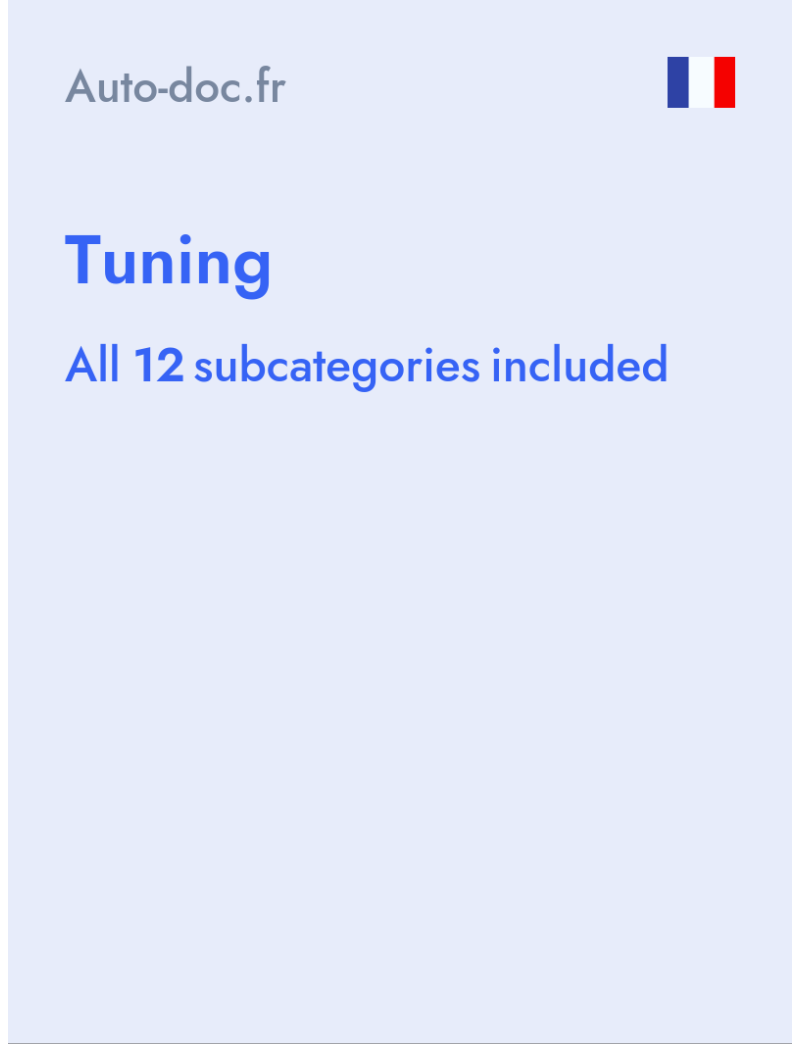 Tuning - Auto-doc.fr - France