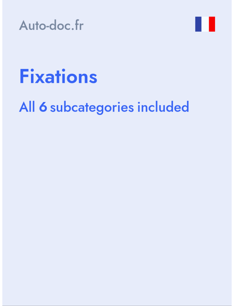 Fixations - Auto-doc.fr - France