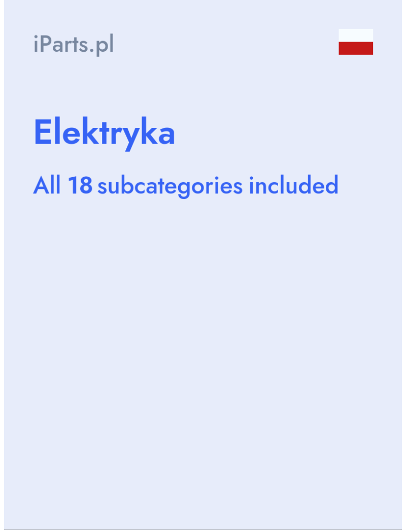 Elektryka - iParts.pl - Poland