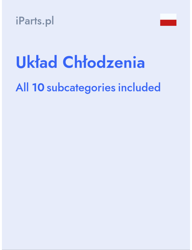Układ Chłodzenia - iParts.pl - Poland