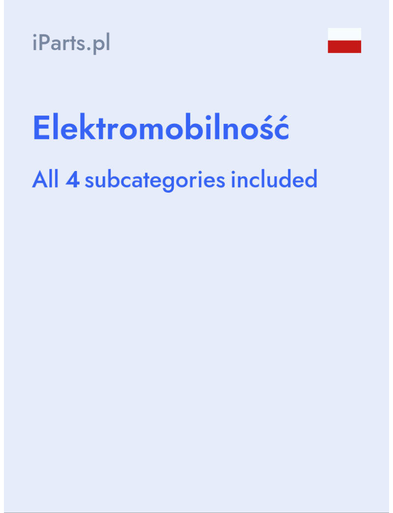 Elektromobilność - iParts.pl - Poland