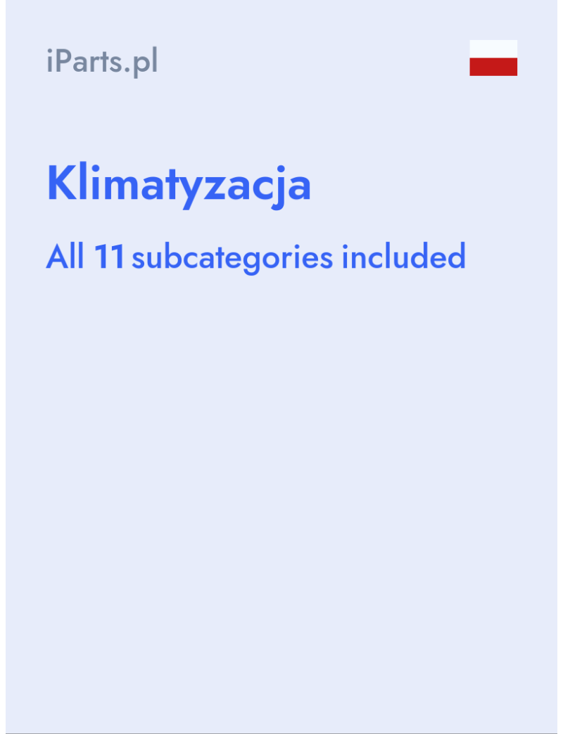 Klimatyzacja - iParts.pl - Poland