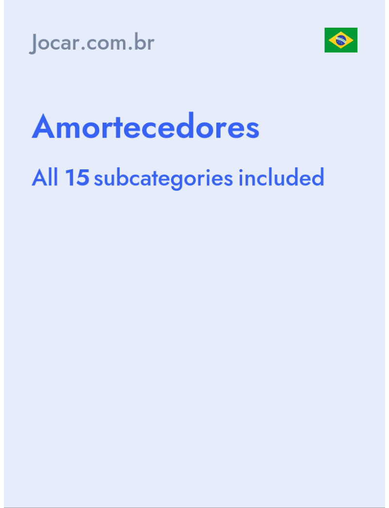 Amortecedores - Jocar.com.br - Brazil