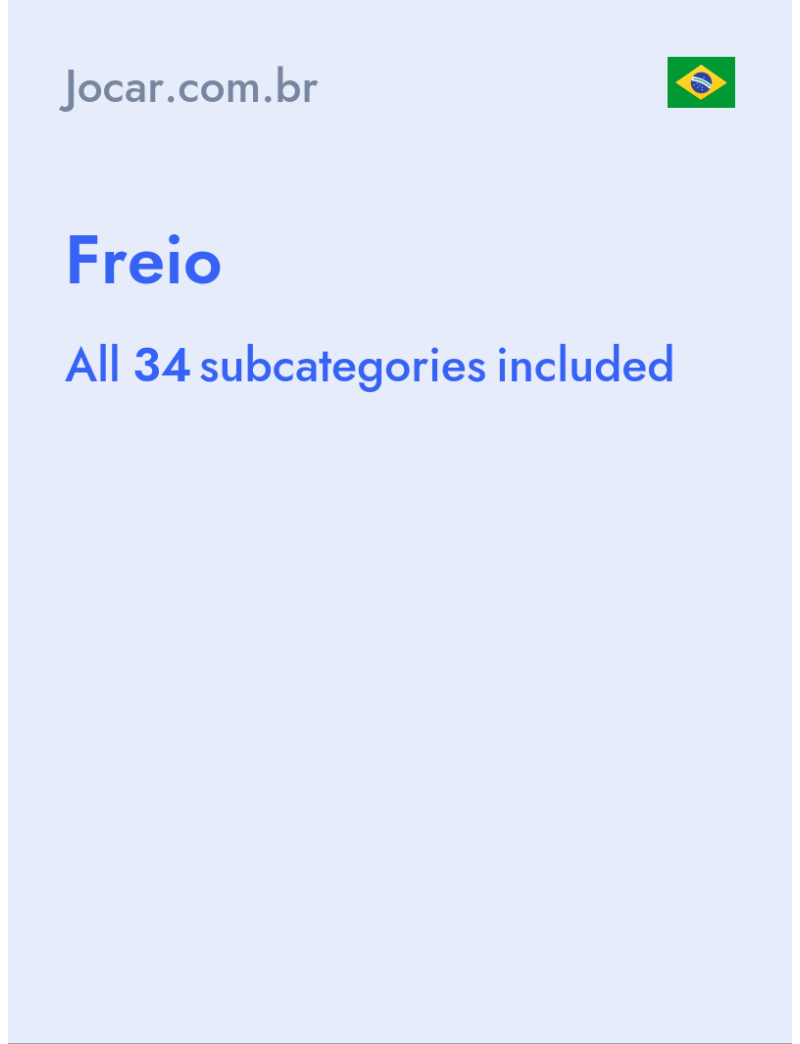 Freio - Jocar.com.br - Brazil