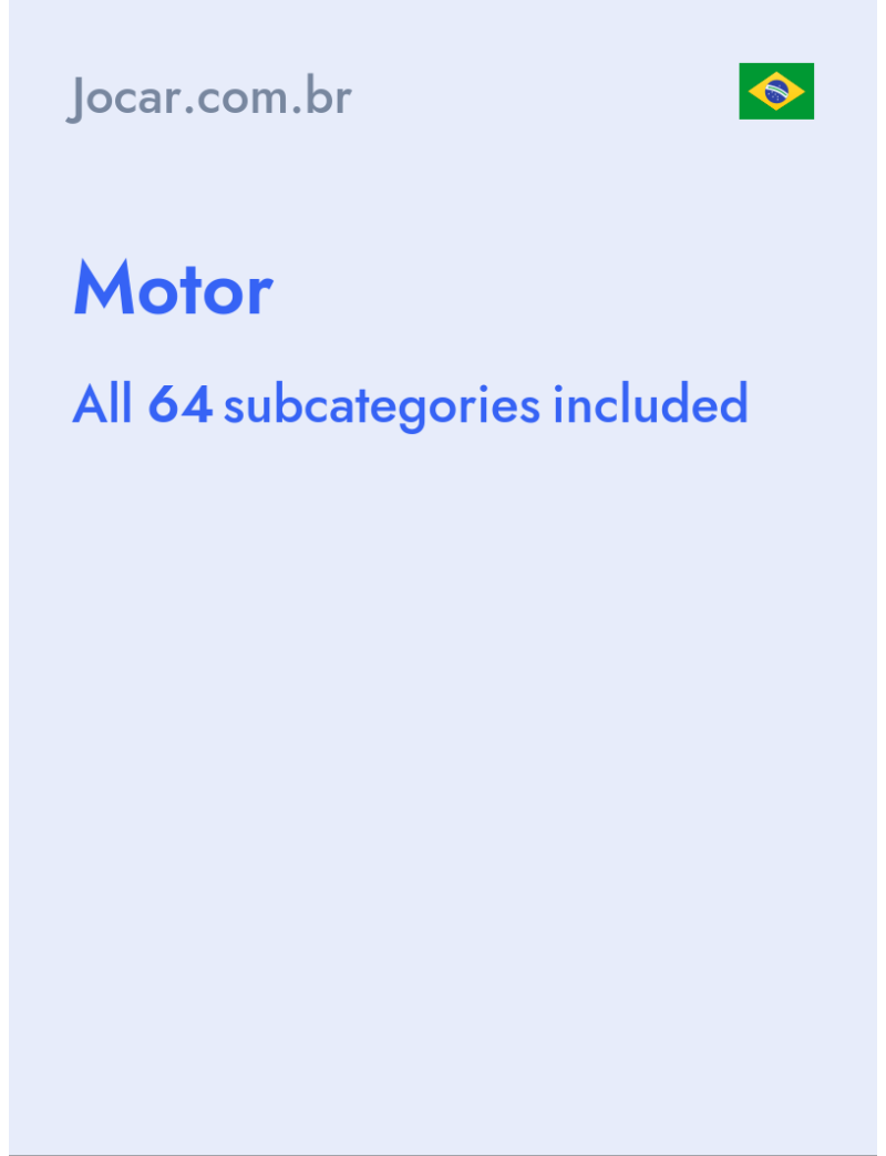Motor - Jocar.com.br - Brazil