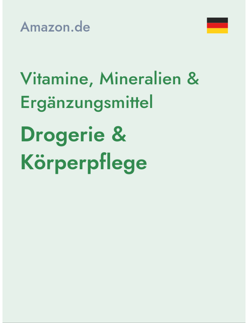 Vitamine, Mineralien & Ergänzungsmittel (Drogerie & Körperpflege) - amazon.de - Germany
