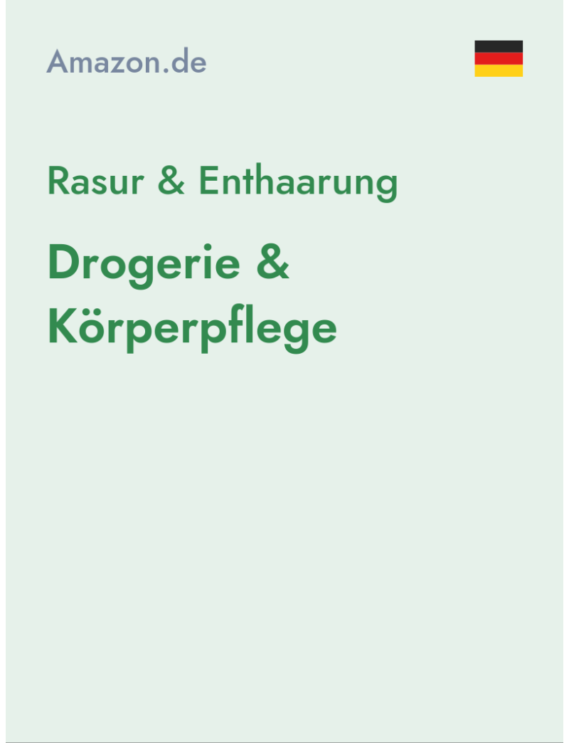Rasur & Enthaarung (Drogerie & Körperpflege) - amazon.de - Germany