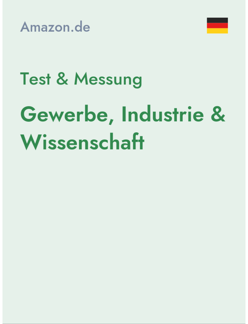 Test & Messung (Gewerbe, Industrie & Wissenschaft) - amazon.de - Germany