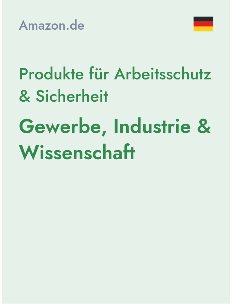 Produkte für Arbeitsschutz & Sicherheit (Gewerbe, Industrie & Wissenschaft) - amazon.de - Germany
