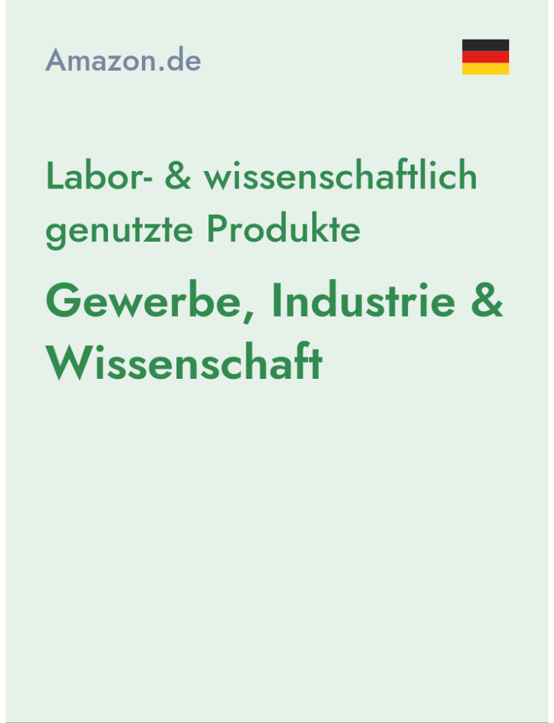 Labor- & wissenschaftlich genutzte Produkte (Gewerbe, Industrie & Wissenschaft) - amazon.de - Germany