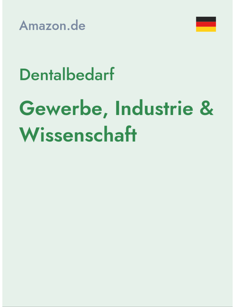 Dentalbedarf (Gewerbe, Industrie & Wissenschaft) - amazon.de - Germany