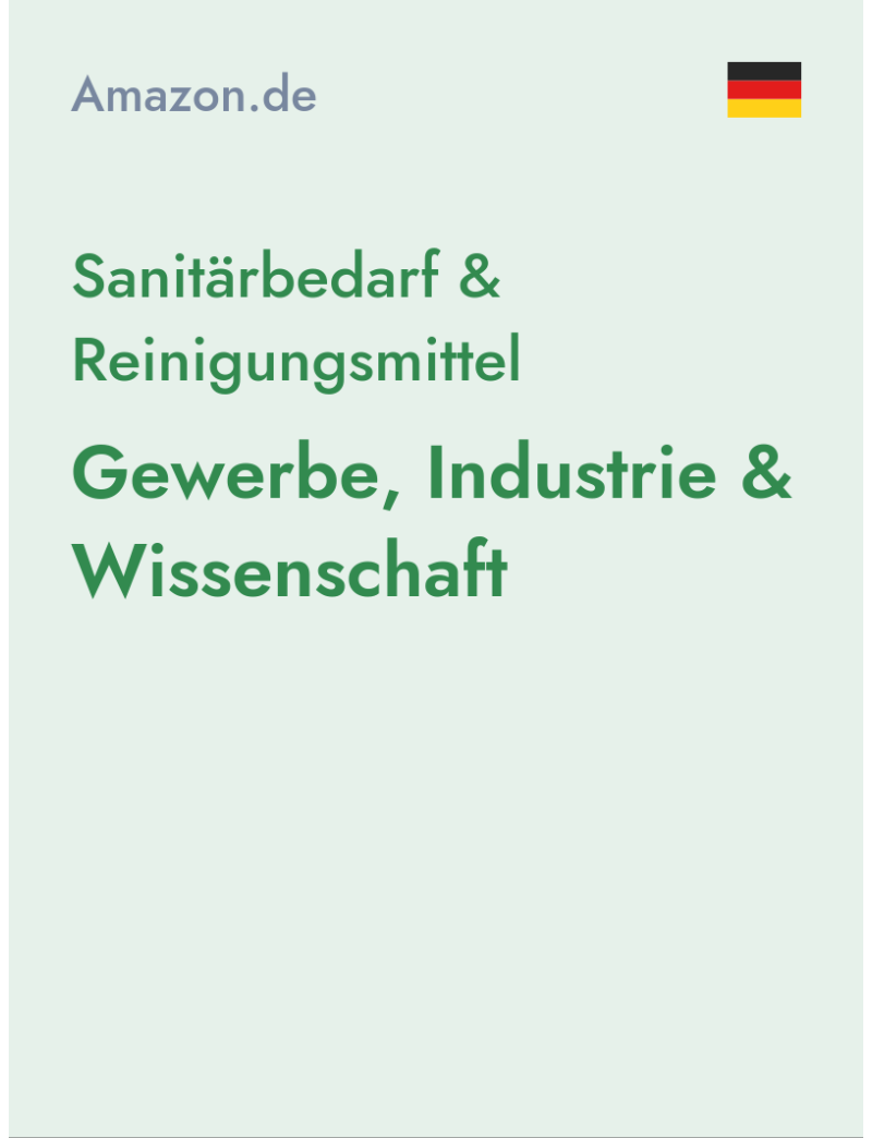 Sanitärbedarf & Reinigungsmittel (Gewerbe, Industrie & Wissenschaft) - amazon.de - Germany