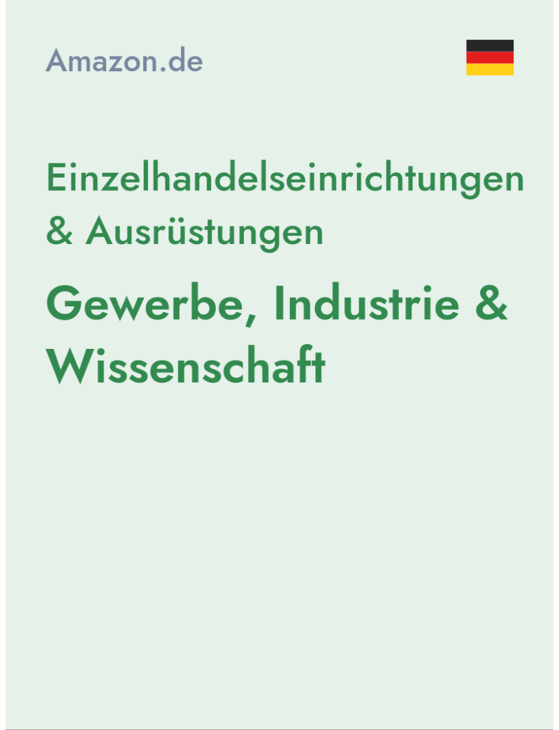 Einzelhandelseinrichtungen & Ausrüstungen (Gewerbe, Industrie & Wissenschaft) - amazon.de - Germany