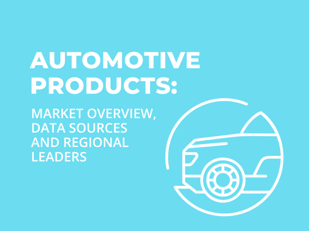 Automotive products: Market overview, data sources, and regional leaders